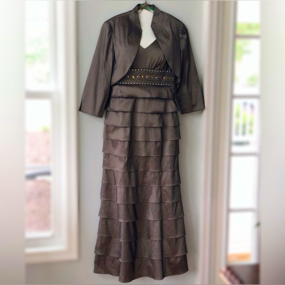 Eliza J Mother of the Bride Formal Dress and Jacket Set